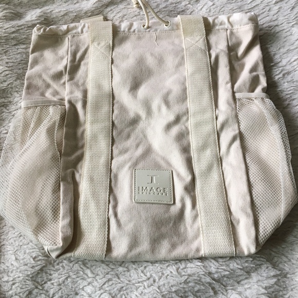 Handbags - Canvas backpack.